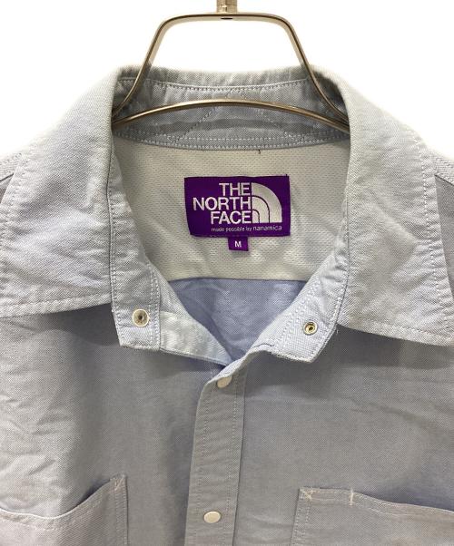 THE NORTHFACE PURPLELABEL（ザ・ノースフェイス パープルレーベル）THE NORTHFACE PURPLELABEL (ザ・ノースフェイス パープルレーベル) 長袖シャツ ブルー サイズ:Mの古着・服飾アイテム