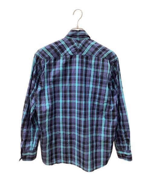 THE NORTH FACE（ザ ノース フェイス）THE NORTH FACE (ザ ノース フェイス) 長袖シャツ ネイビー×ブルー サイズ:Mの古着・服飾アイテム