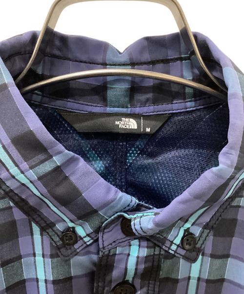 THE NORTH FACE（ザ ノース フェイス）THE NORTH FACE (ザ ノース フェイス) 長袖シャツ ネイビー×ブルー サイズ:Mの古着・服飾アイテム