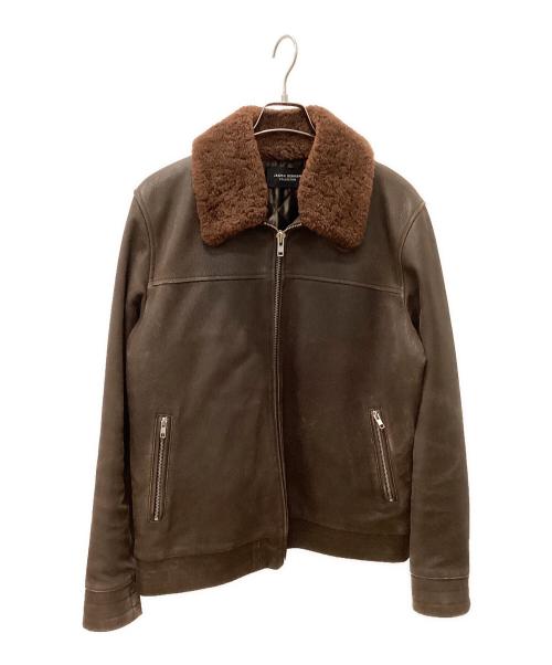 JASON DENHAM（デンハム）JASON DENHAM (デンハム) レザージャケット ブラウン サイズ:Lの古着・服飾アイテム