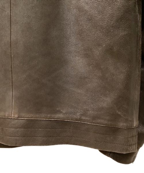 JASON DENHAM（デンハム）JASON DENHAM (デンハム) レザージャケット ブラウン サイズ:Lの古着・服飾アイテム