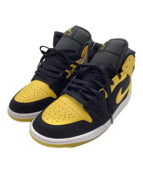 NIKE（ナイキ）NIKE (ナイキ) AIR JORDAN 1 MID SE イエロー×ブラック サイズ:26.5cmの古着・服飾アイテム