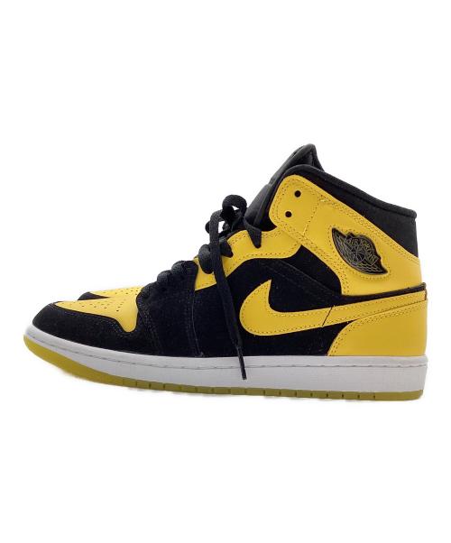 NIKE（ナイキ）NIKE (ナイキ) AIR JORDAN 1 MID SE イエロー×ブラック サイズ:26.5cmの古着・服飾アイテム