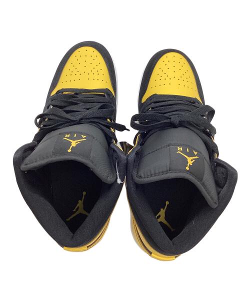 NIKE（ナイキ）NIKE (ナイキ) AIR JORDAN 1 MID SE イエロー×ブラック サイズ:26.5cmの古着・服飾アイテム