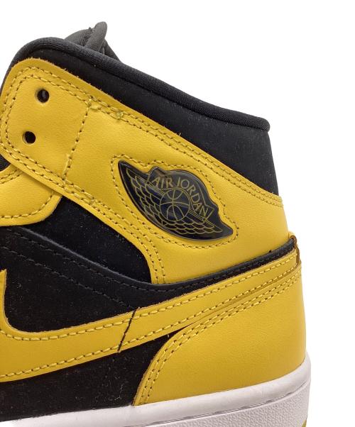 NIKE（ナイキ）NIKE (ナイキ) AIR JORDAN 1 MID SE イエロー×ブラック サイズ:26.5cmの古着・服飾アイテム