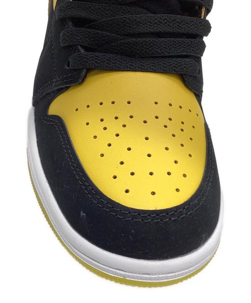 NIKE（ナイキ）NIKE (ナイキ) AIR JORDAN 1 MID SE イエロー×ブラック サイズ:26.5cmの古着・服飾アイテム