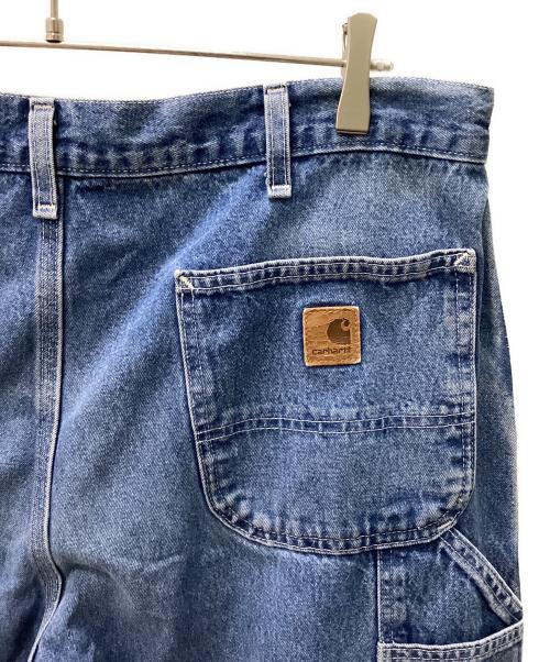CarHartt（カーハート）CarHartt (カーハート) ペイントデニムパンツ ブルー サイズ:38×30の古着・服飾アイテム