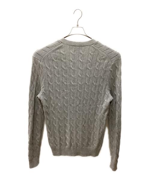 POLO RALPH LAUREN（ポロ・ラルフローレン）POLO RALPH LAUREN (ポロ・ラルフローレン) 厚手カーディガン グレー サイズ:Mの古着・服飾アイテム