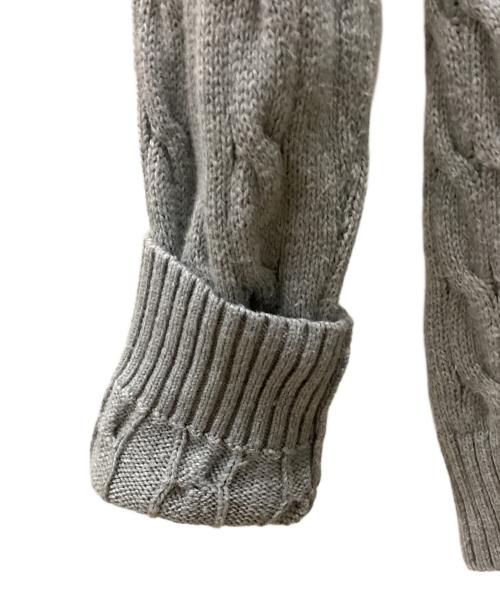 POLO RALPH LAUREN（ポロ・ラルフローレン）POLO RALPH LAUREN (ポロ・ラルフローレン) 厚手カーディガン グレー サイズ:Mの古着・服飾アイテム