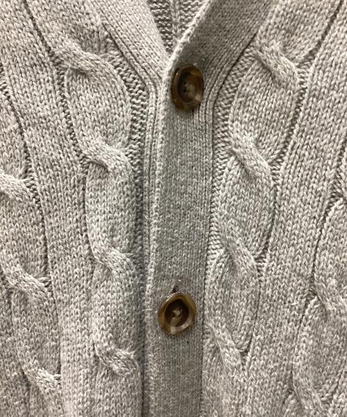 POLO RALPH LAUREN（ポロ・ラルフローレン）POLO RALPH LAUREN (ポロ・ラルフローレン) 厚手カーディガン グレー サイズ:Mの古着・服飾アイテム