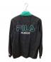 FILA (フィラ) X-LARGE (エクストララージ) FILA × X-LARGE ナイロンジャケット グリーン×ブラック サイズ:L：6000円