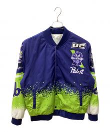 HUF（ハフ）の古着「HUF PABST BLUE RIBBON ブルゾン」｜ブルー
