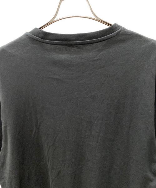 PALACE（パレス）PALACE (パレス) STRONGER FOR LONGER T-SHIRT ブラック×オレンジ サイズ:Lの古着・服飾アイテム