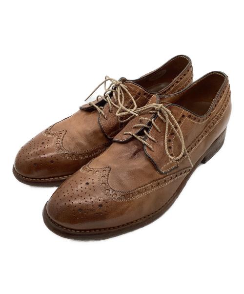 harriss（ハリス）harriss (ハリス) ウィングチップシューズ ブラウン サイズ:イタリア：8（約26.0ｃｍ）　の古着・服飾アイテム