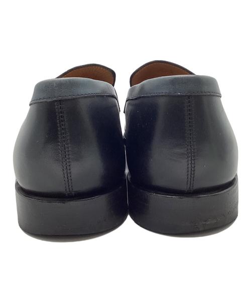 Jalan Sriwijaya（ジャランスリウァヤ）Jalan Sriwijaya (ジャランスリウァヤ) ペニーローファー ブラック×ネイビー サイズ:41（25.5～26.0）の古着・服飾アイテム