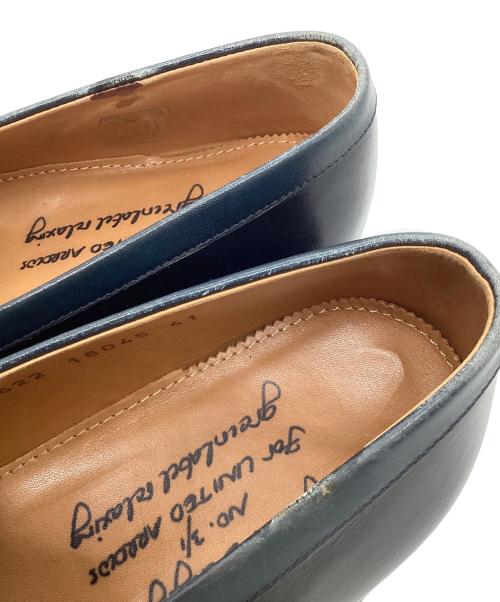 Jalan Sriwijaya（ジャランスリウァヤ）Jalan Sriwijaya (ジャランスリウァヤ) ペニーローファー ブラック×ネイビー サイズ:41（25.5～26.0）の古着・服飾アイテム