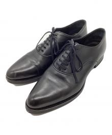 Alfredo BANNISTER（アルフレッドバニスター）の古着「プレーントゥーシューズ」｜ブラック