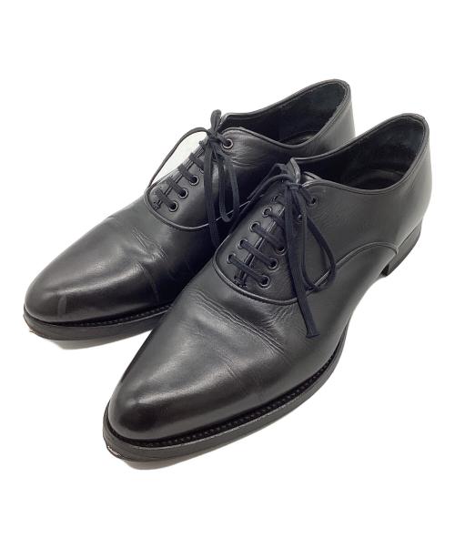 Alfredo BANNISTER（アルフレッドバニスター）Alfredo BANNISTER (アルフレッドバニスター) プレーントゥーシューズ ブラック サイズ:40の古着・服飾アイテム