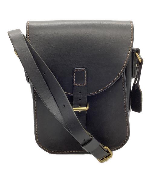 Herz（ヘルツ）Herz (ヘルツ) ラップフラップミニショルダーバッグ ブラックの古着・服飾アイテム