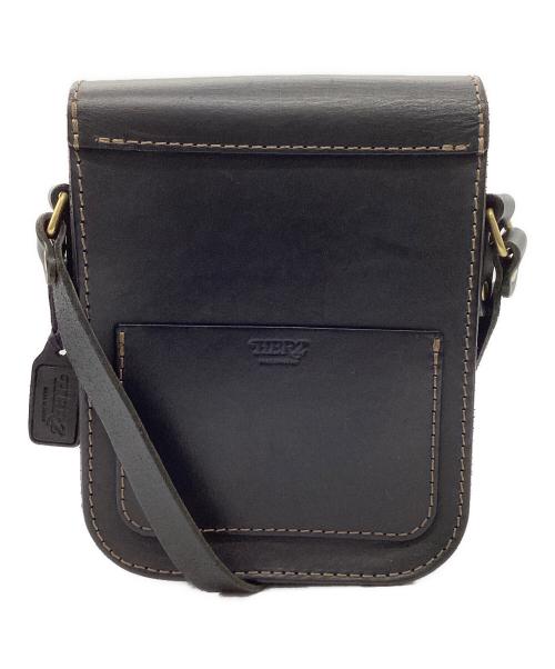 Herz（ヘルツ）Herz (ヘルツ) ラップフラップミニショルダーバッグ ブラックの古着・服飾アイテム