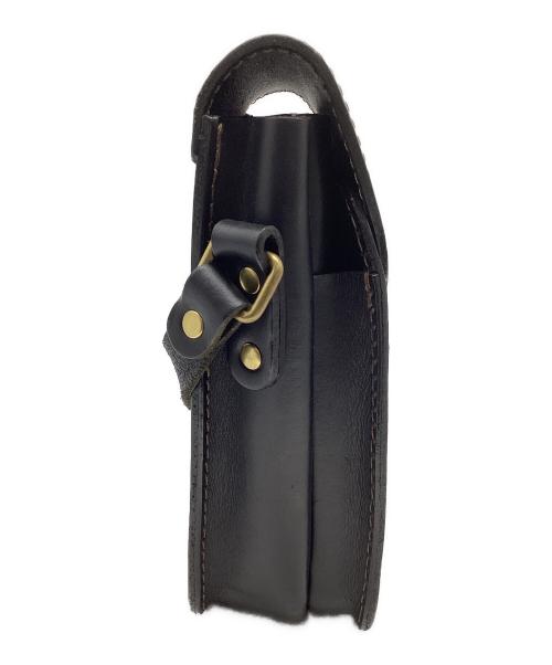 Herz（ヘルツ）Herz (ヘルツ) ラップフラップミニショルダーバッグ ブラックの古着・服飾アイテム