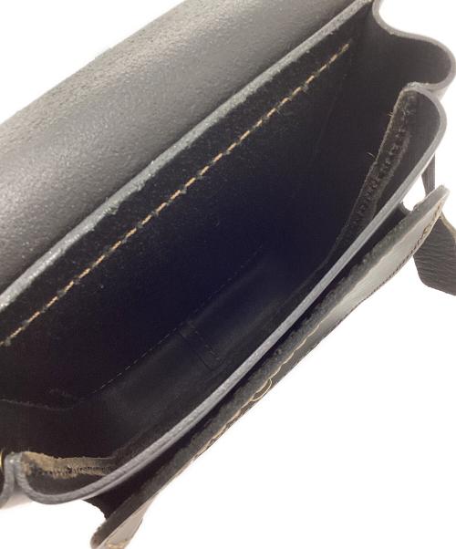 Herz（ヘルツ）Herz (ヘルツ) ラップフラップミニショルダーバッグ ブラックの古着・服飾アイテム