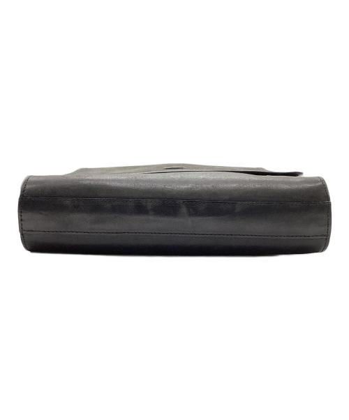 sot（ソット）sot (ソット) プエブロレザー縦型ショルダーバッグ ブラックの古着・服飾アイテム