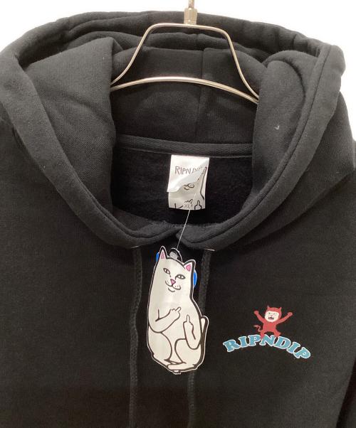 RIPNDIP（リップンディップ）RIPNDIP (リップンディップ) Heaven On Earth Hoodie ブラック サイズ:XLの古着・服飾アイテム
