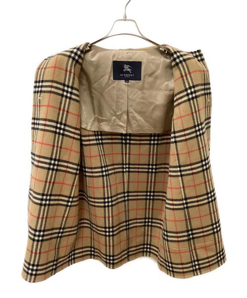BURBERRY LONDON（バーバリーロンドン）BURBERRY LONDON (バーバリーロンドン) カシミヤ混ウールコート ベージュ サイズ:40の古着・服飾アイテム