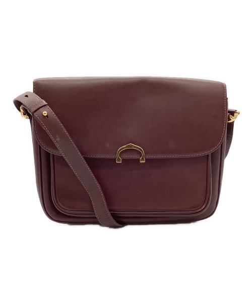 Cartier（カルティエ）Cartier (カルティエ) ショルダーバッグ ブラウンの古着・服飾アイテム