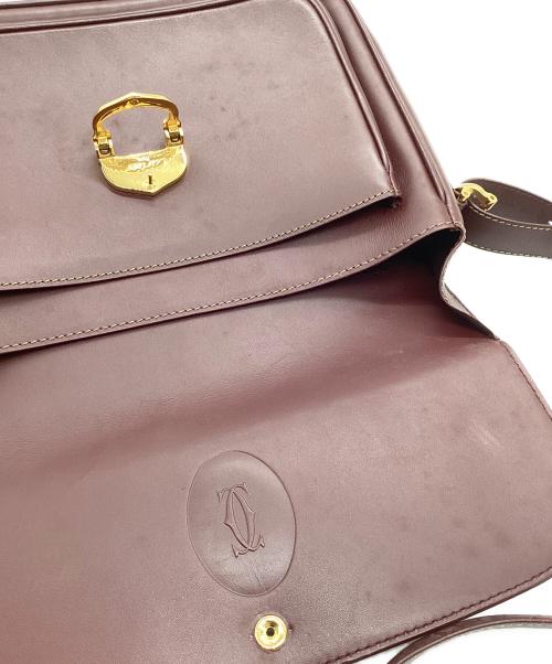 Cartier（カルティエ）Cartier (カルティエ) ショルダーバッグ ブラウンの古着・服飾アイテム