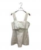 nagonstansナゴンスタンス）の古着「ノースリーブブラウス」｜ホワイト