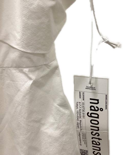 nagonstans（ナゴンスタンス）nagonstans (ナゴンスタンス) ノースリーブブラウス ホワイト サイズ:MEDIUM 未使用品の古着・服飾アイテム
