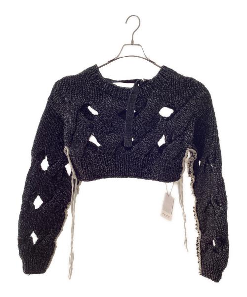 MAISON SPECIAL（メゾンスペシャル）MAISON SPECIAL (メゾンスペシャル) 厚手ニット ブラック サイズ:FREE 未使用品の古着・服飾アイテム