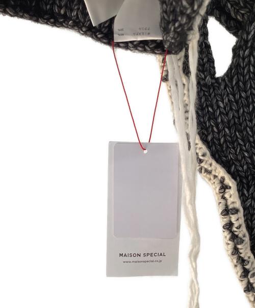 MAISON SPECIAL（メゾンスペシャル）MAISON SPECIAL (メゾンスペシャル) 厚手ニット ブラック サイズ:FREE 未使用品の古着・服飾アイテム