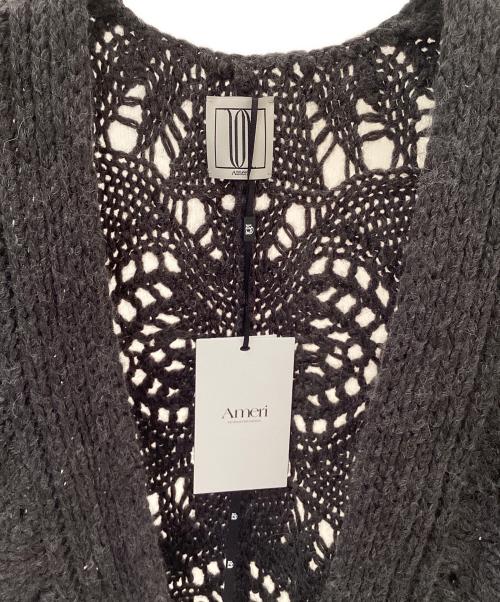 Ameri（アメリ）Ameri (アメリ) 厚手カーディガン グレー サイズ:F 未使用品の古着・服飾アイテム