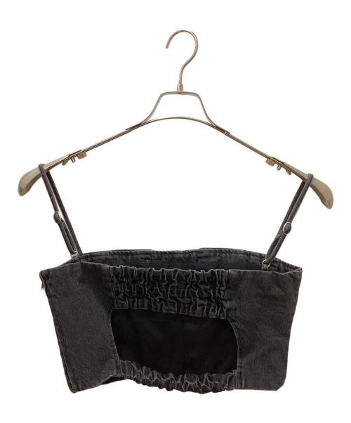 Ameri（アメリ）Ameri (アメリ) デニムビスチェセットアップ グレー サイズ:26の古着・服飾アイテム