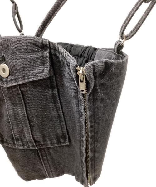 Ameri（アメリ）Ameri (アメリ) デニムビスチェセットアップ グレー サイズ:26の古着・服飾アイテム