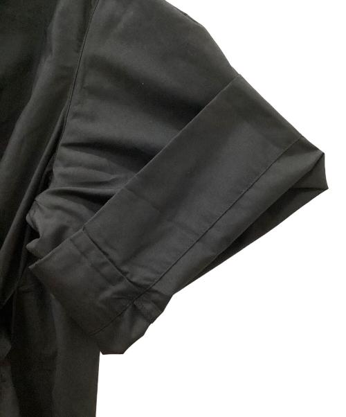 Adam et Rope（アダム エ ロペ）Adam et Rope (アダム エ ロペ) 2WAYベルトAラインシャツワンピース ブラック サイズ:F 未使用品の古着・服飾アイテム