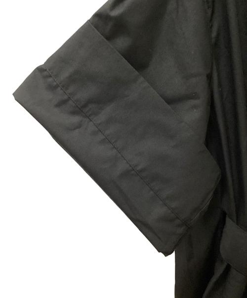 Adam et Rope（アダム エ ロペ）Adam et Rope (アダム エ ロペ) 2WAYベルトAラインシャツワンピース ブラック サイズ:F 未使用品の古着・服飾アイテム