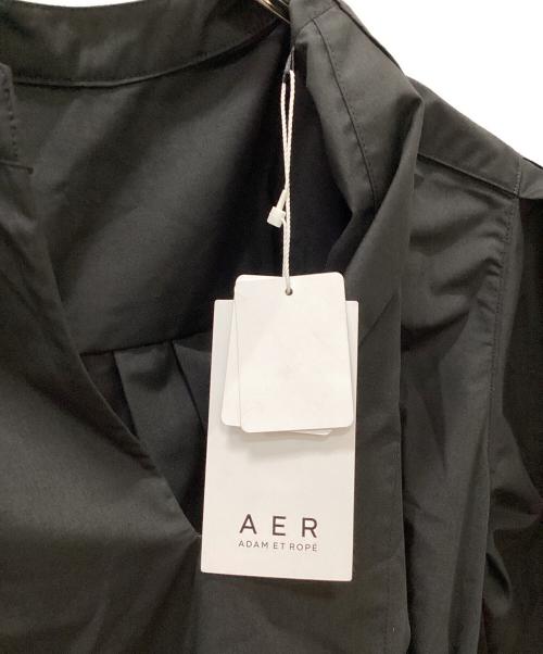 Adam et Rope（アダム エ ロペ）Adam et Rope (アダム エ ロペ) 2WAYベルトAラインシャツワンピース ブラック サイズ:F 未使用品の古着・服飾アイテム
