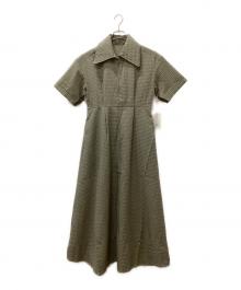 STYLE MIXER（スタイルミキサー）の古着「半袖ワンピース」｜黄緑