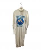 YOHEI OHNOヨウヘイオオノ）の古着「ベロアワンピース」｜ベージュ