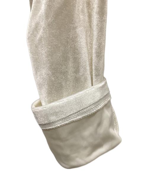 YOHEI OHNO（ヨウヘイオオノ）YOHEI OHNO (ヨウヘイオオノ) ベロアワンピース ベージュ サイズ:36の古着・服飾アイテム