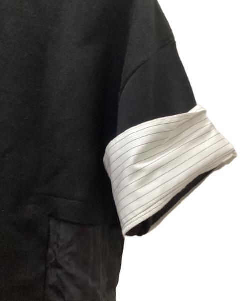 ENFOLD（エンフォルド）ENFOLD (エンフォルド) 半袖シャツ ホワイト×ブラック サイズ:38の古着・服飾アイテム