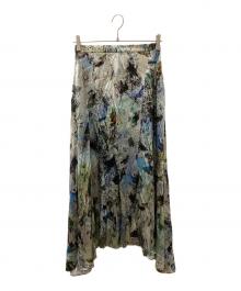 LE CIEL BLEU（ルシェルブルー）の古着「ロングスカート」｜マルチカラー