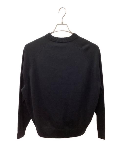 FRED PERRY（フレッドペリー）FRED PERRY (フレッドペリー) 薄手ニット ブラック サイズ:10 未使用品の古着・服飾アイテム