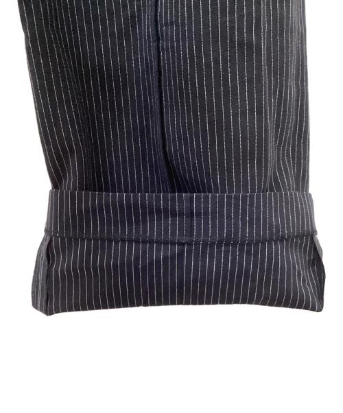 ENFOLD（エンフォルド）ENFOLD (エンフォルド) タックパンツ ネイビー サイズ:38の古着・服飾アイテム