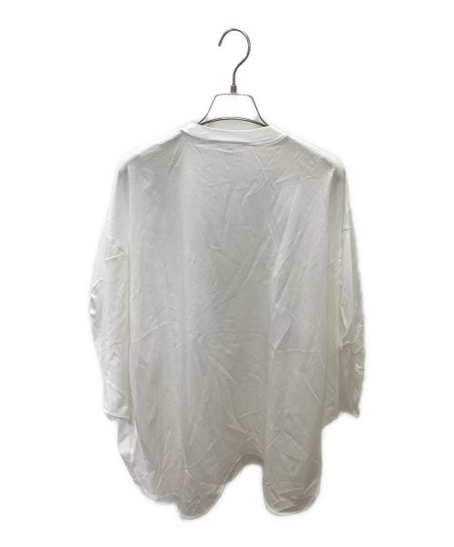 ENFOLD（エンフォルド）ENFOLD (エンフォルド) VOLUME SLEEVE LONG-SLEEVE T-SHIRT ホワイト サイズ:38の古着・服飾アイテム