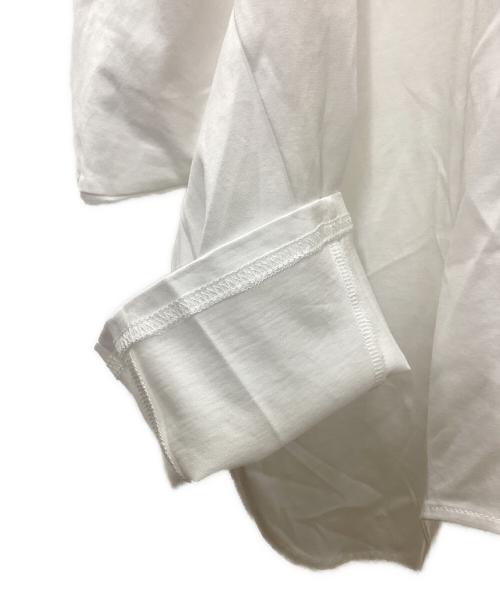 ENFOLD（エンフォルド）ENFOLD (エンフォルド) VOLUME SLEEVE LONG-SLEEVE T-SHIRT ホワイト サイズ:38の古着・服飾アイテム